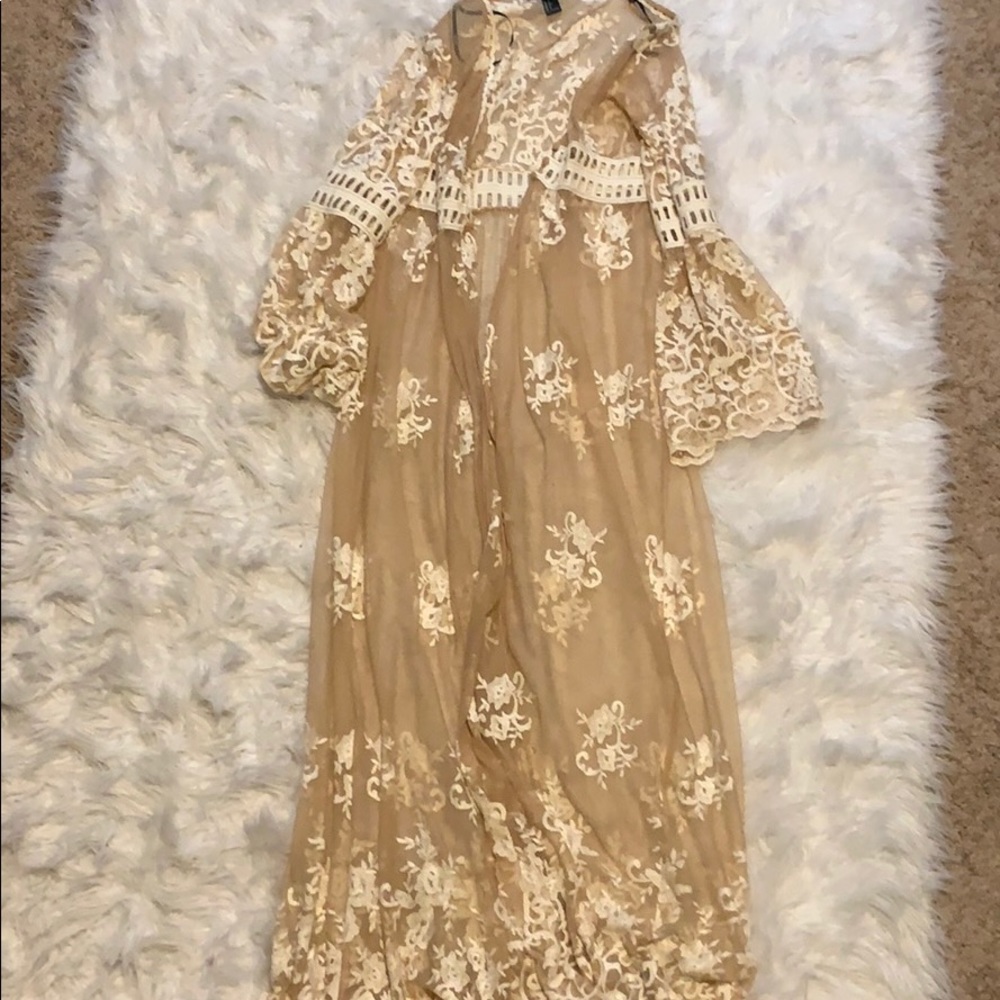 Lace duster